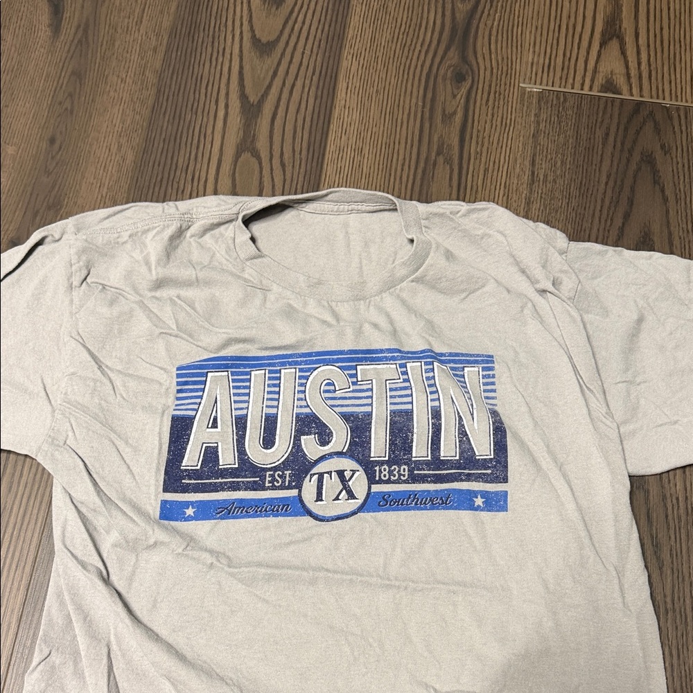 Austin Graphic Gray T-Shirt